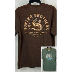 Howler Brothers Tshirt Set of 2 Lazy Gators & El Mono Monkey Sz Medium